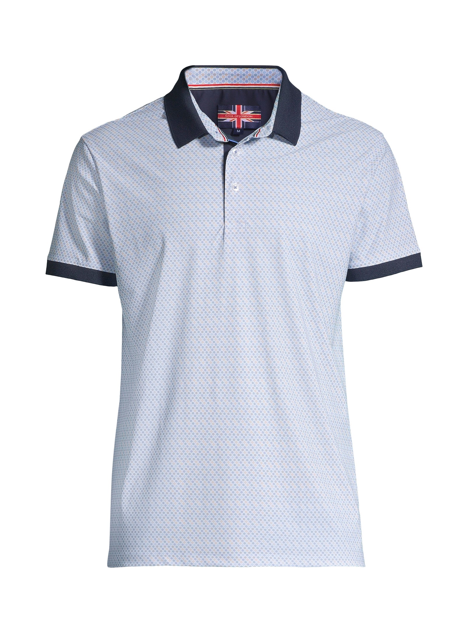 Short Sleeve Printed Polo – Multi