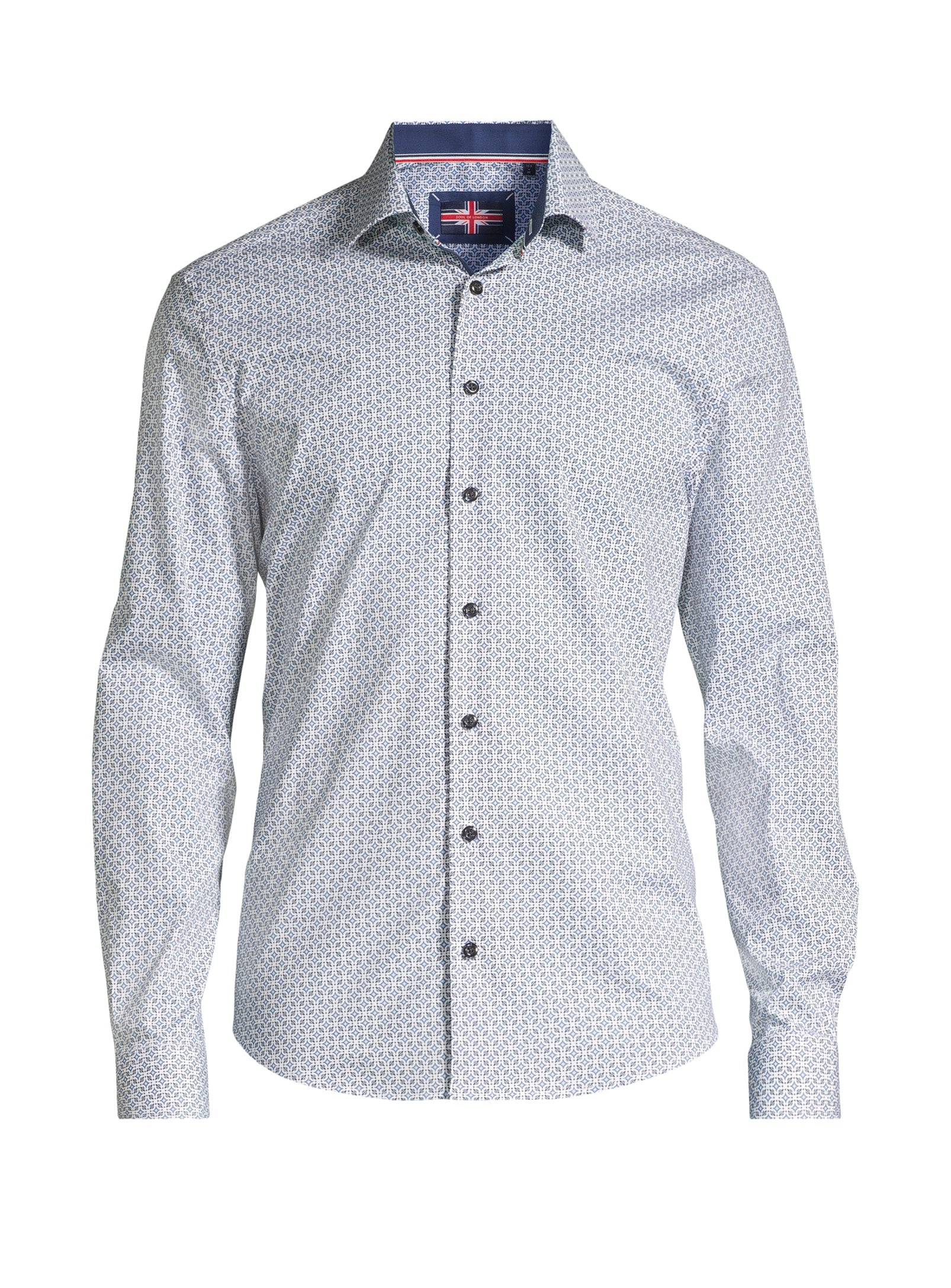 Chemise de sport en coton – Bleue