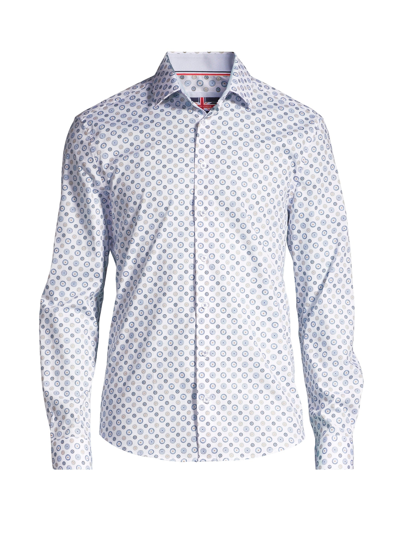 Chemise de sport en coton – Bleue