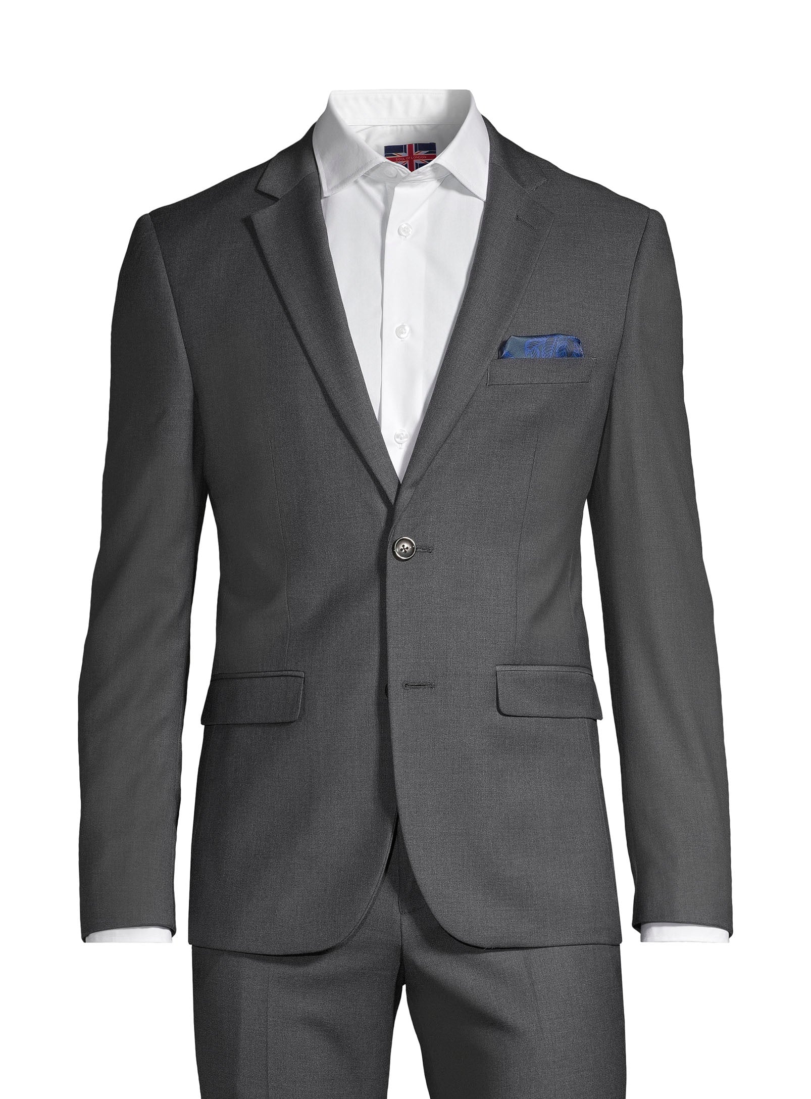 Complet essentiel en couleur unie - Gris charbon