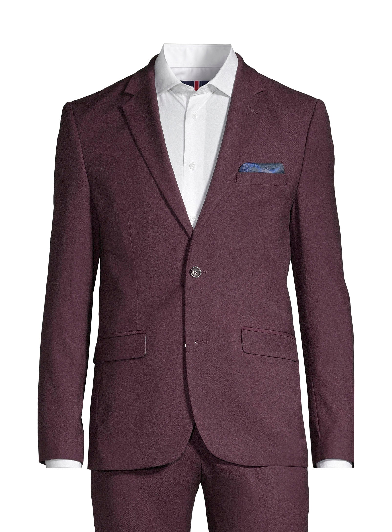 Complet essentiel en couleur unie - Bordeaux