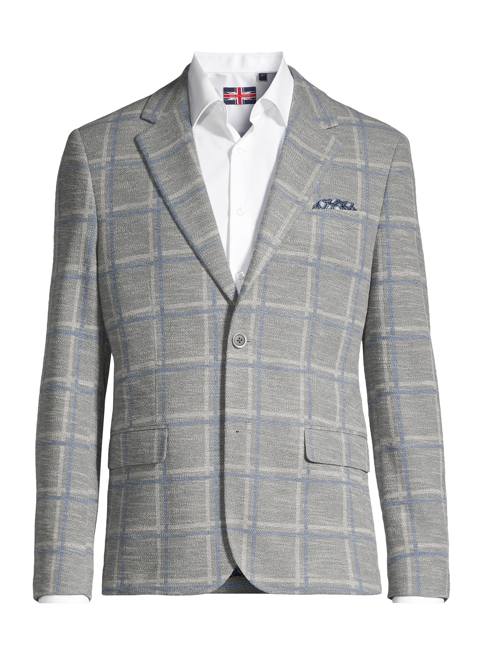 Knit Blazer – Light Grey