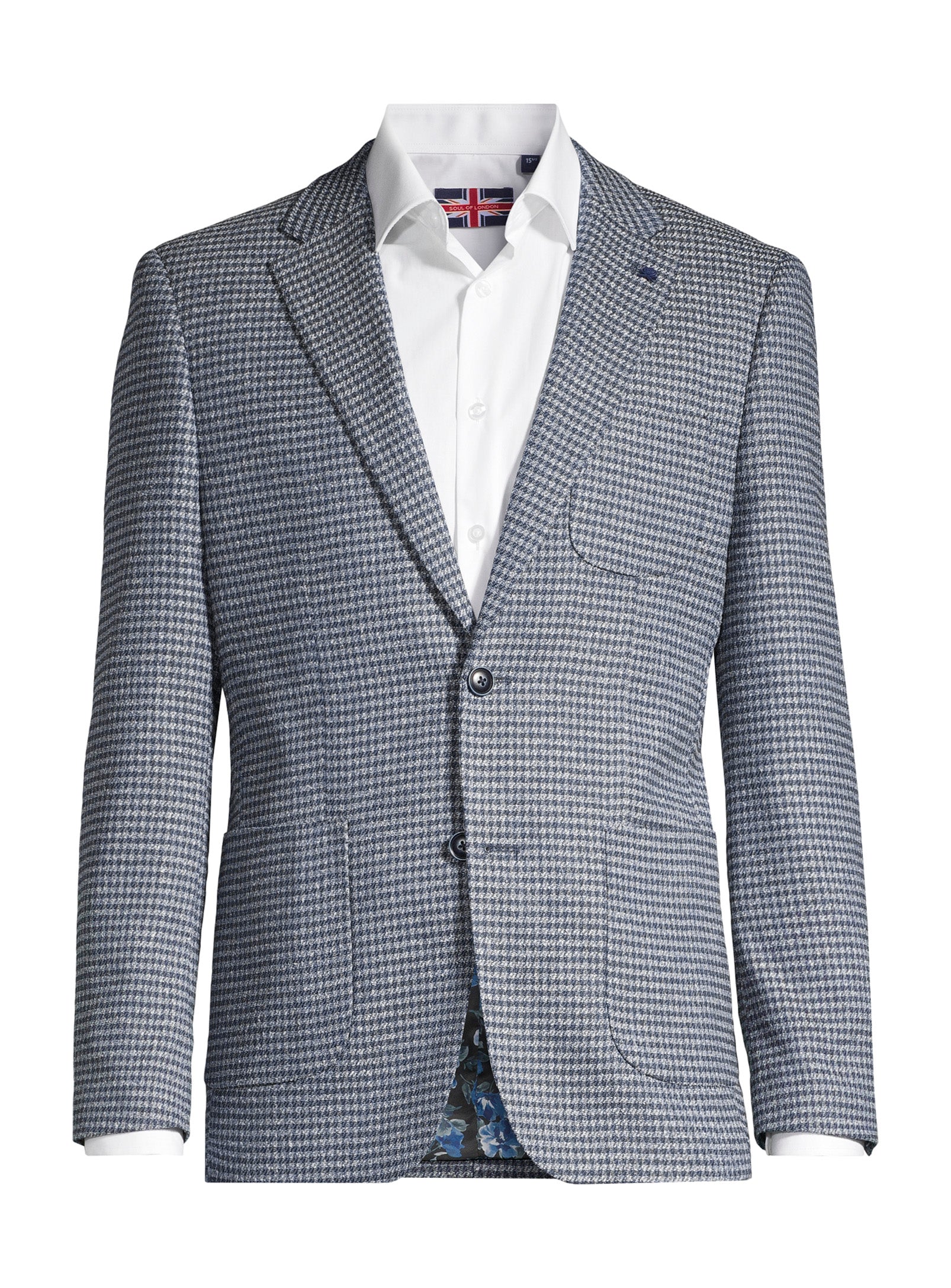 Woven Blazer – Navy