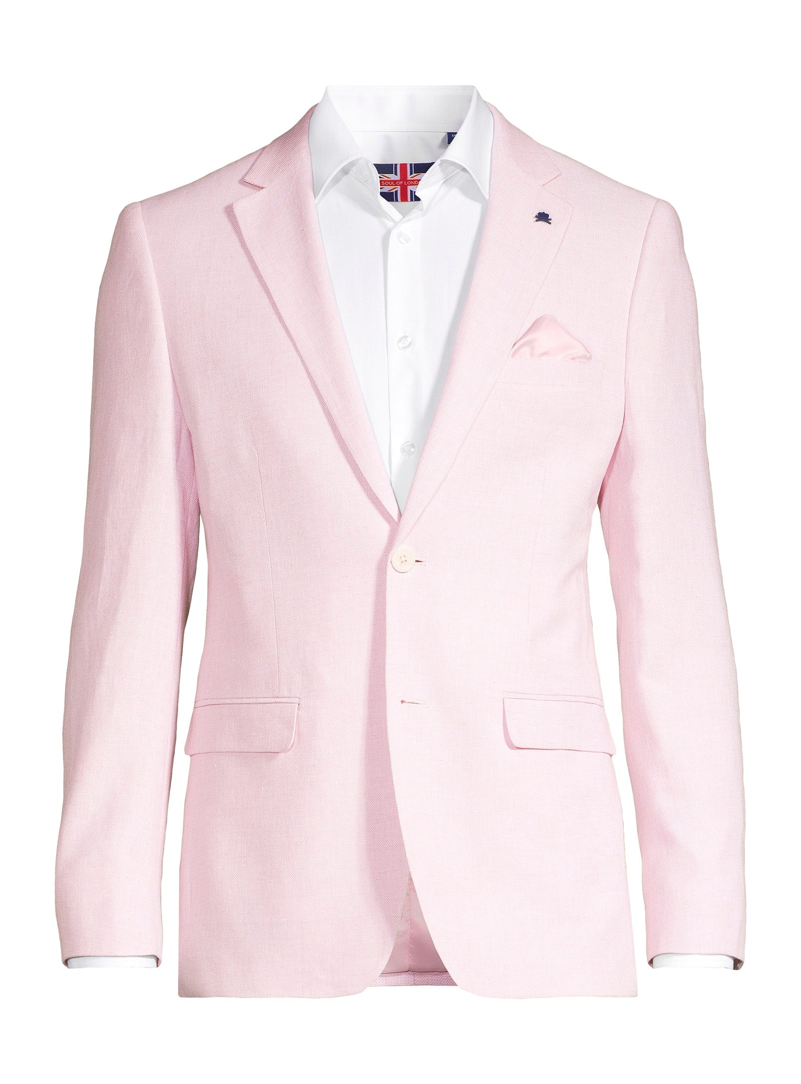 Linen Blazer – Light Pink