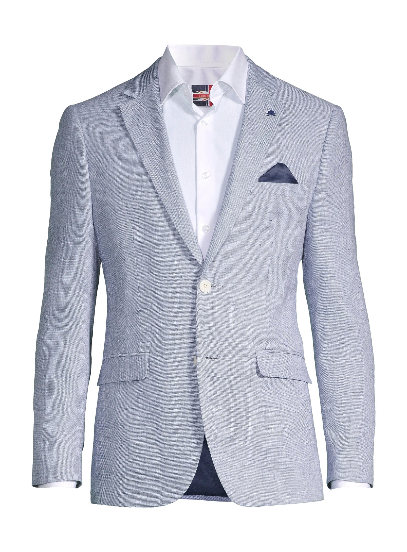 Linen Blazer – Blue
