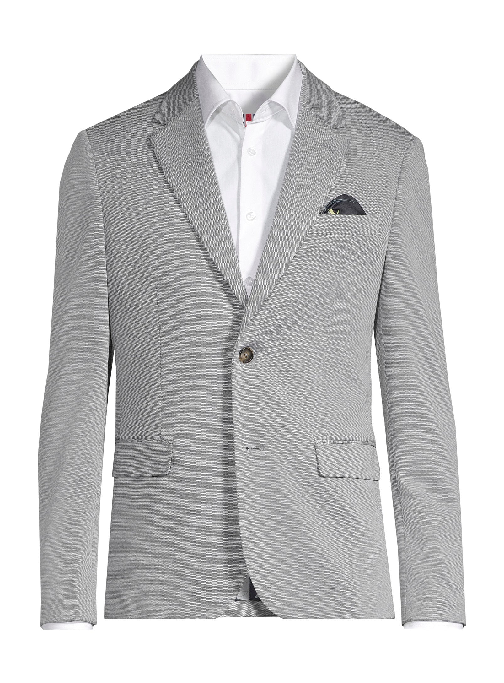 Knit Blazer – Light Grey