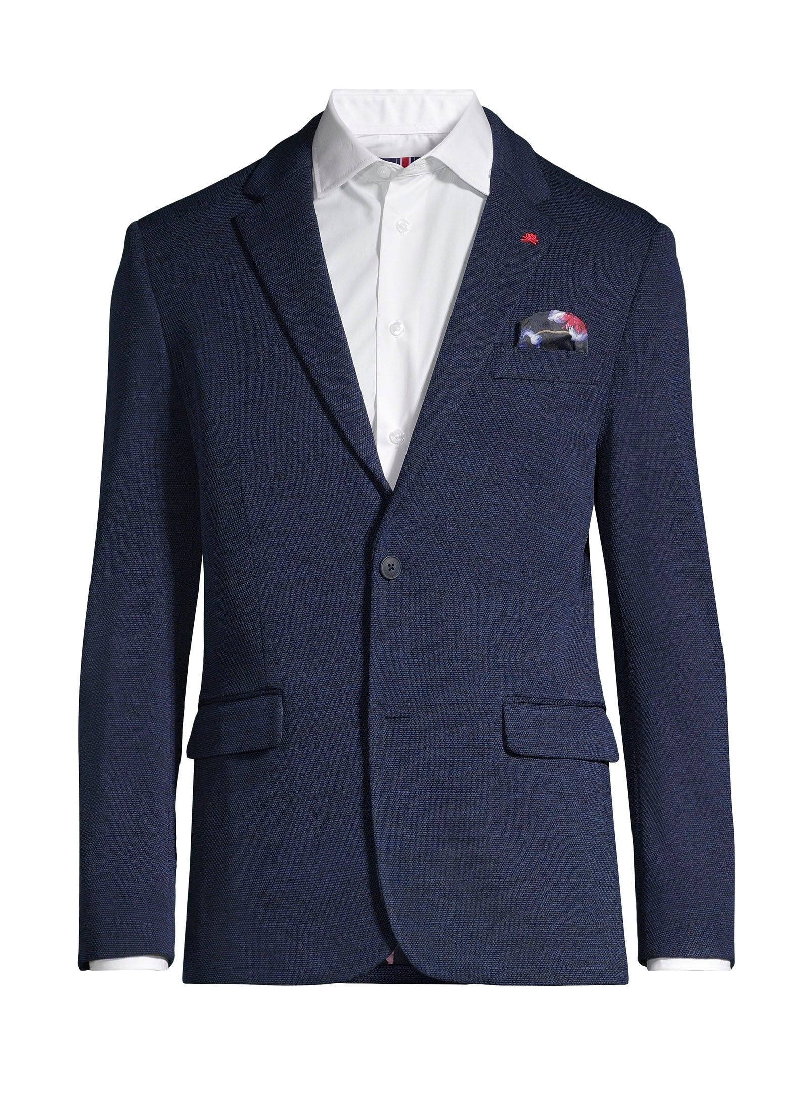 Veston en tricot - Bleu marine