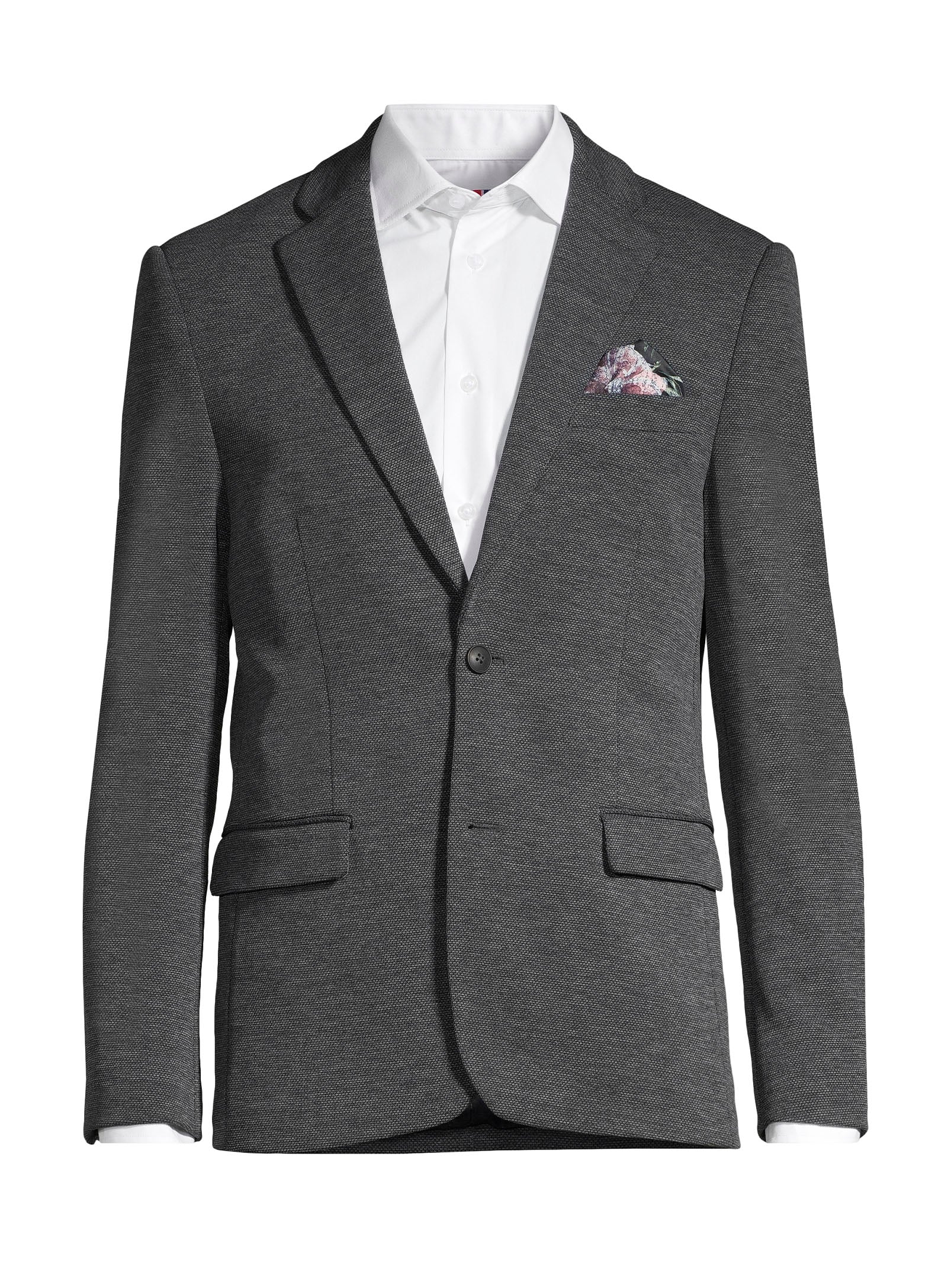Veston en tricot - Gris charbon
