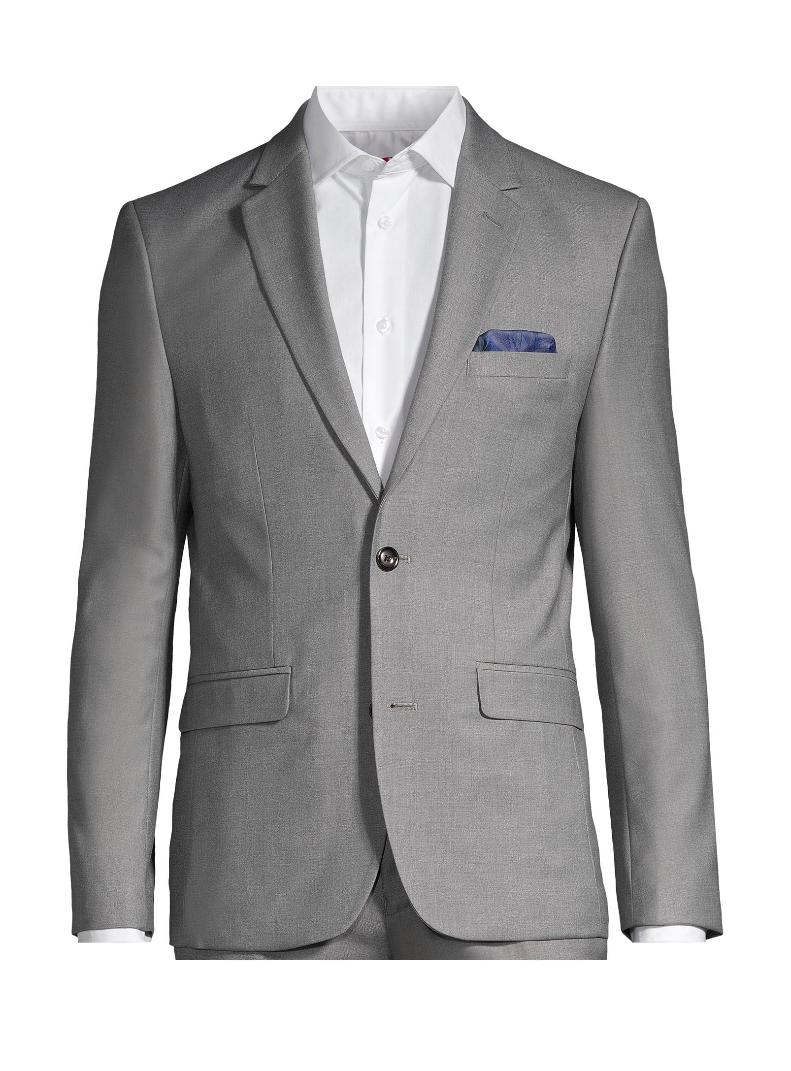 Veston essentiel en couleur unie - Argent