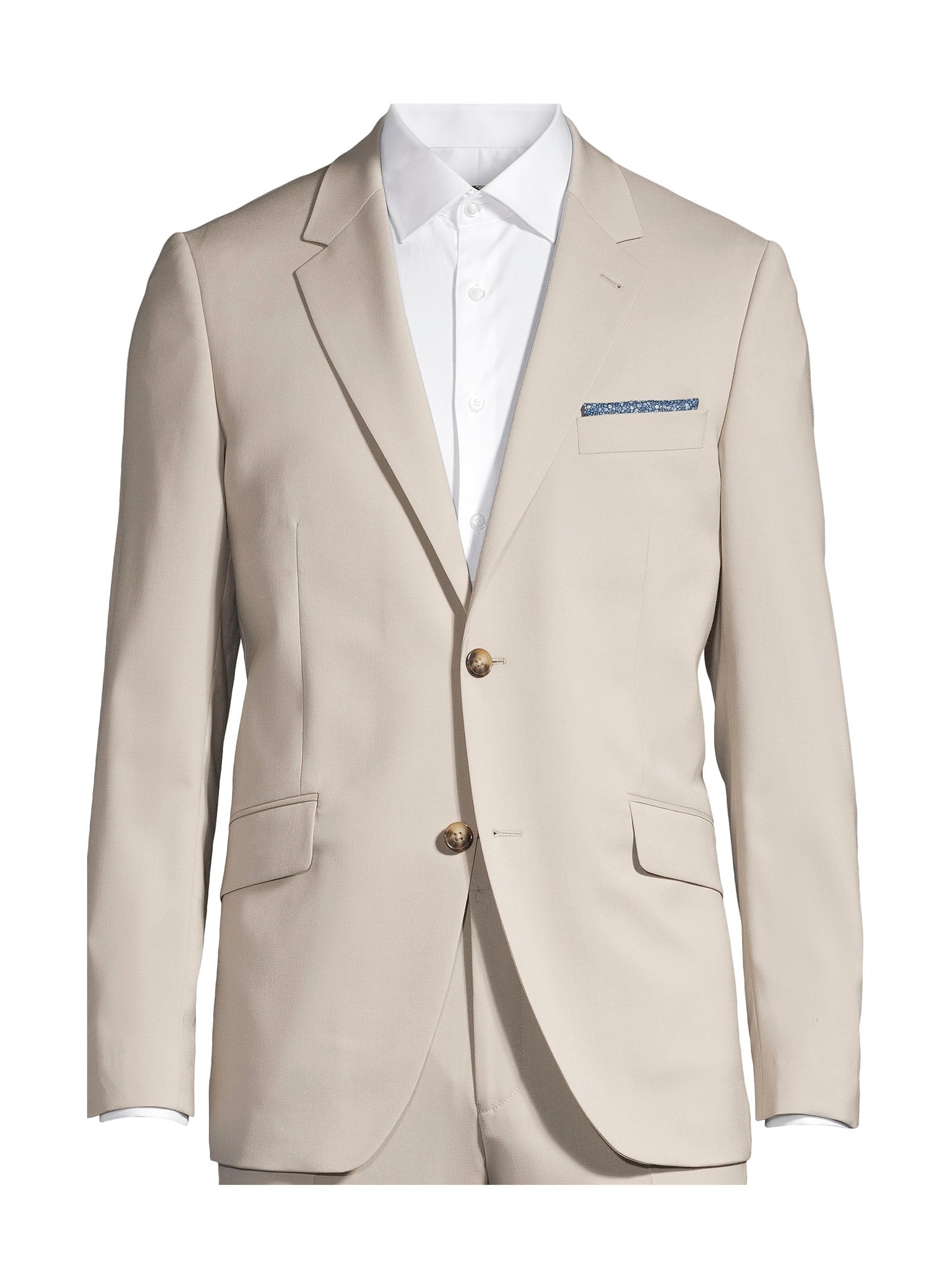 Veston essentiel en couleur unie - Sable