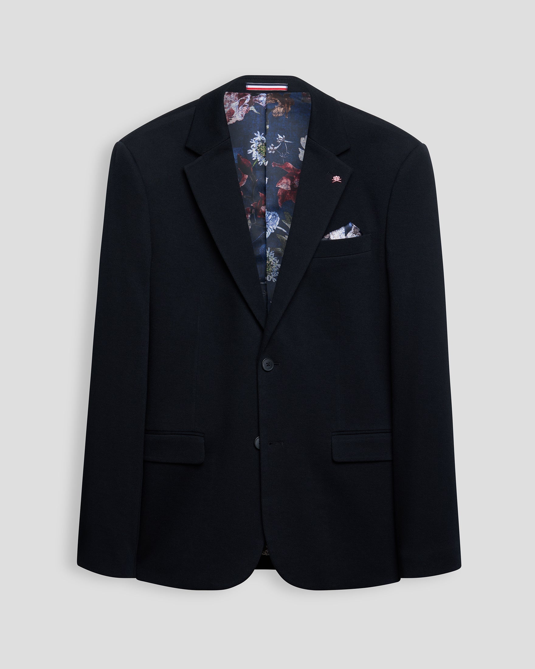 VESTON EN MÉLANGE DE LAINE - NOIR
