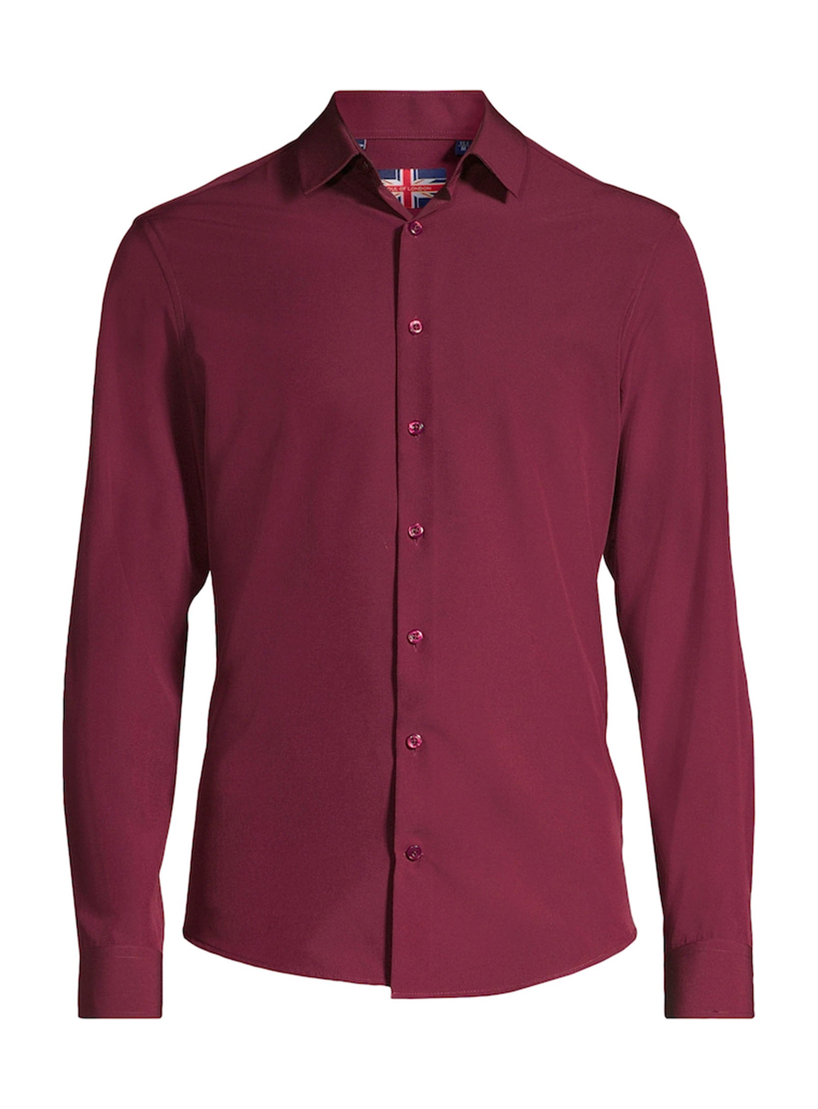 Recycled Dress Shirt - Burgundy