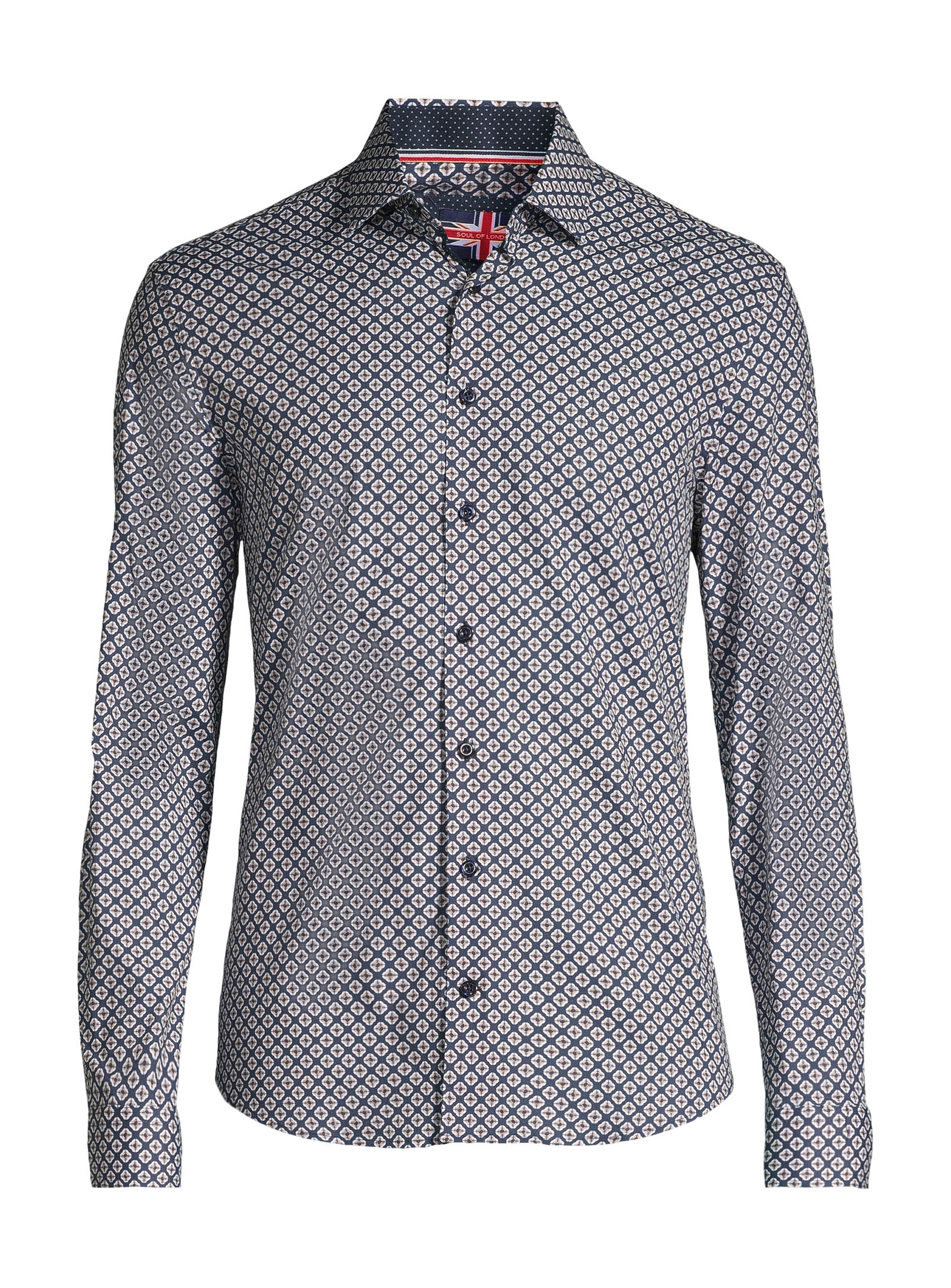 Cotton Sport Shirt - Navy