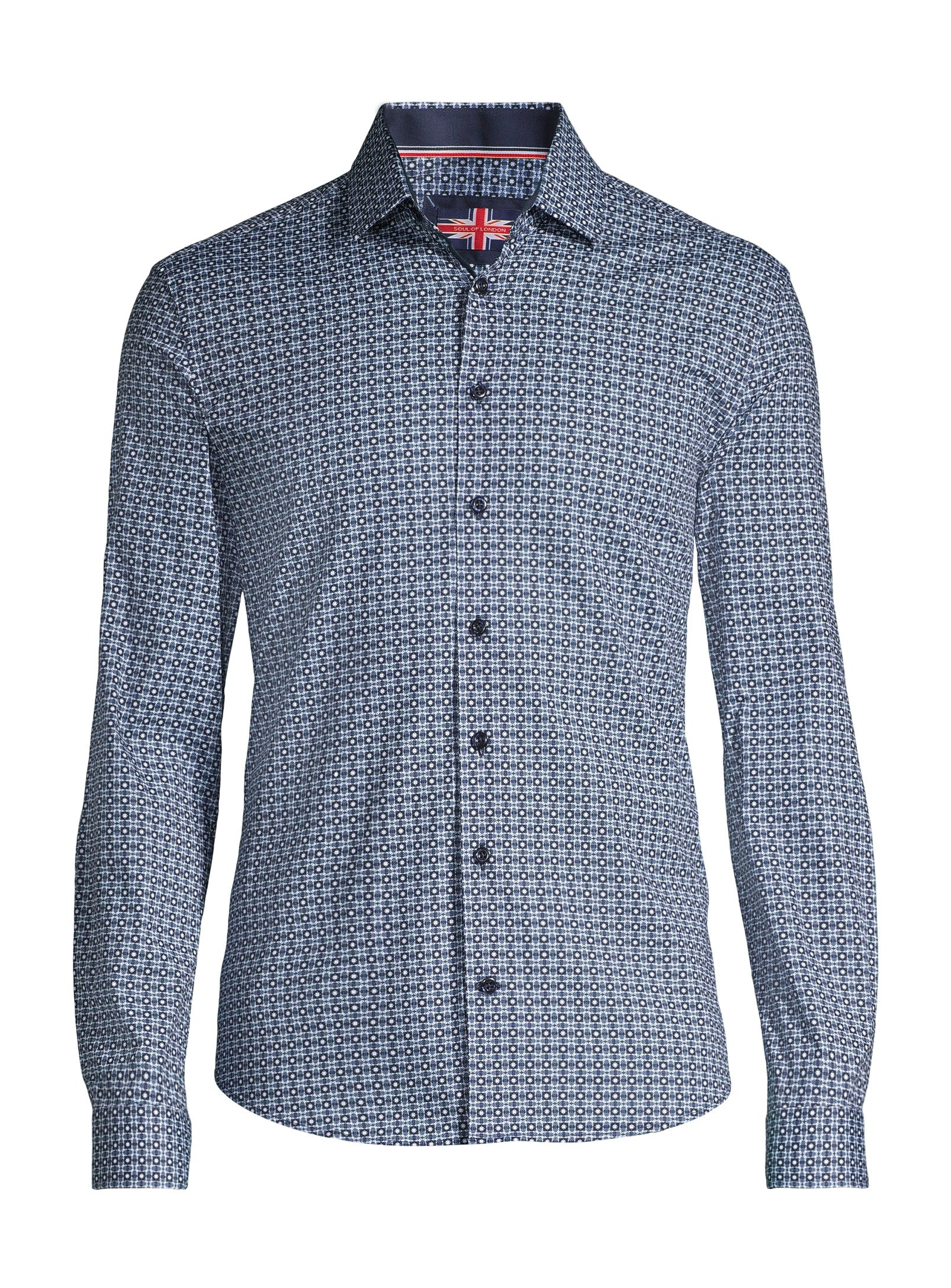 Cotton Sport Shirt - Navy