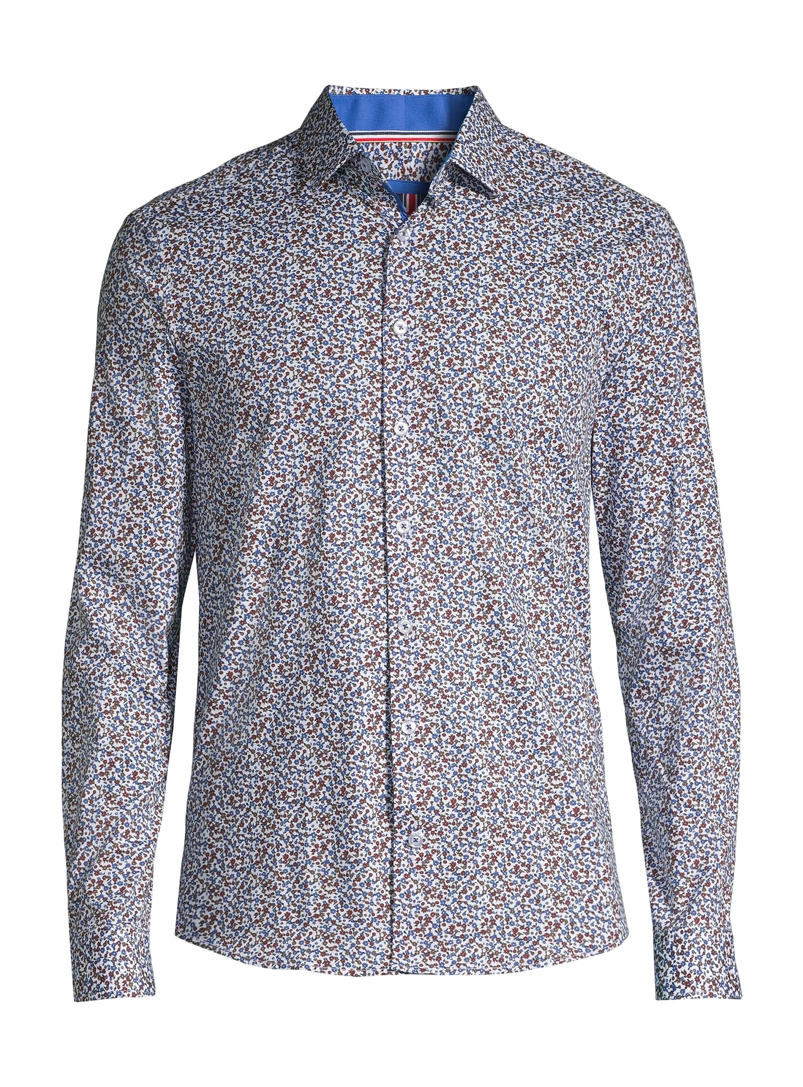 Cotton Sport Shirt - Burgundy