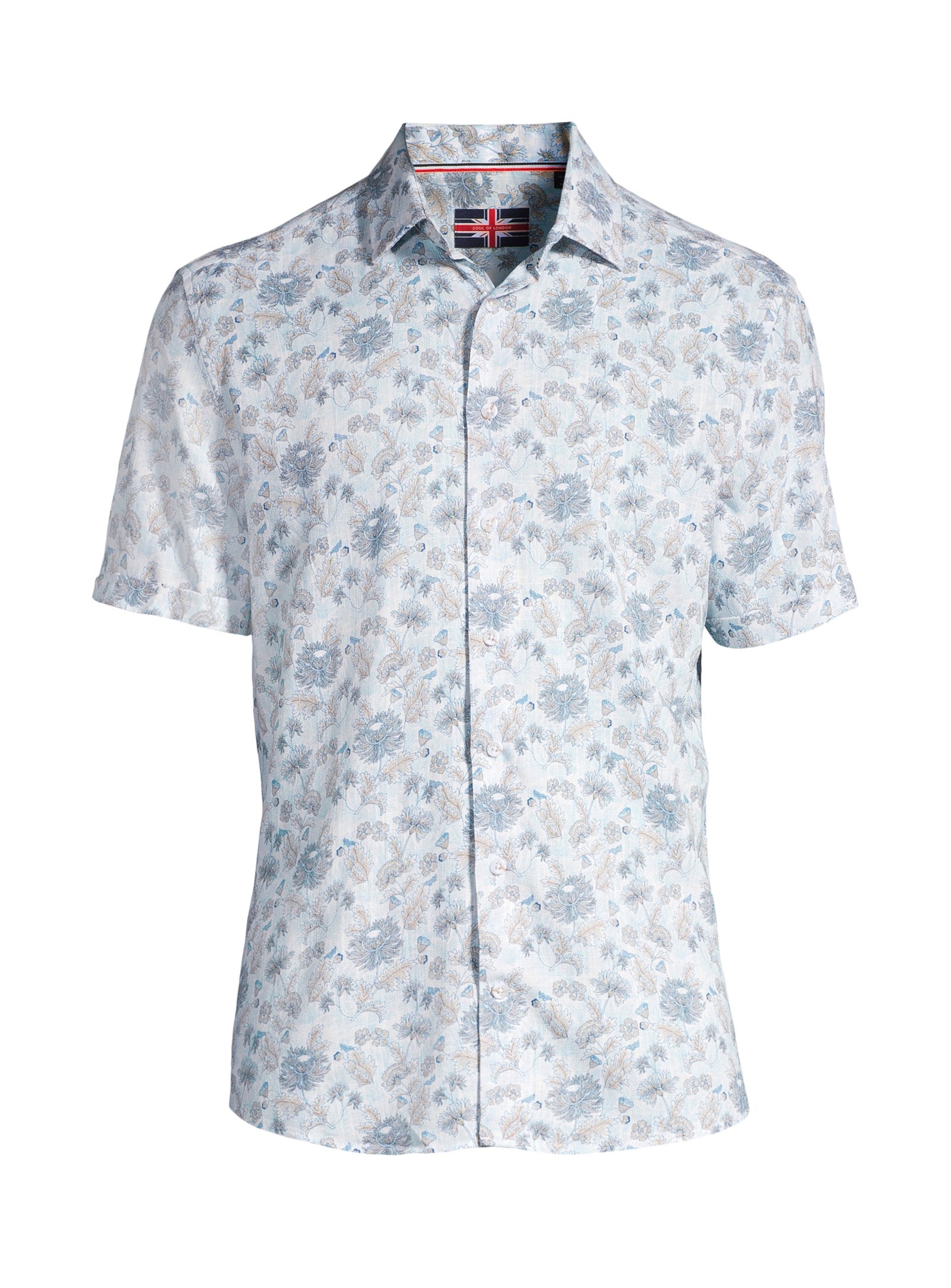 Linen Sport Shirt – Light Blue