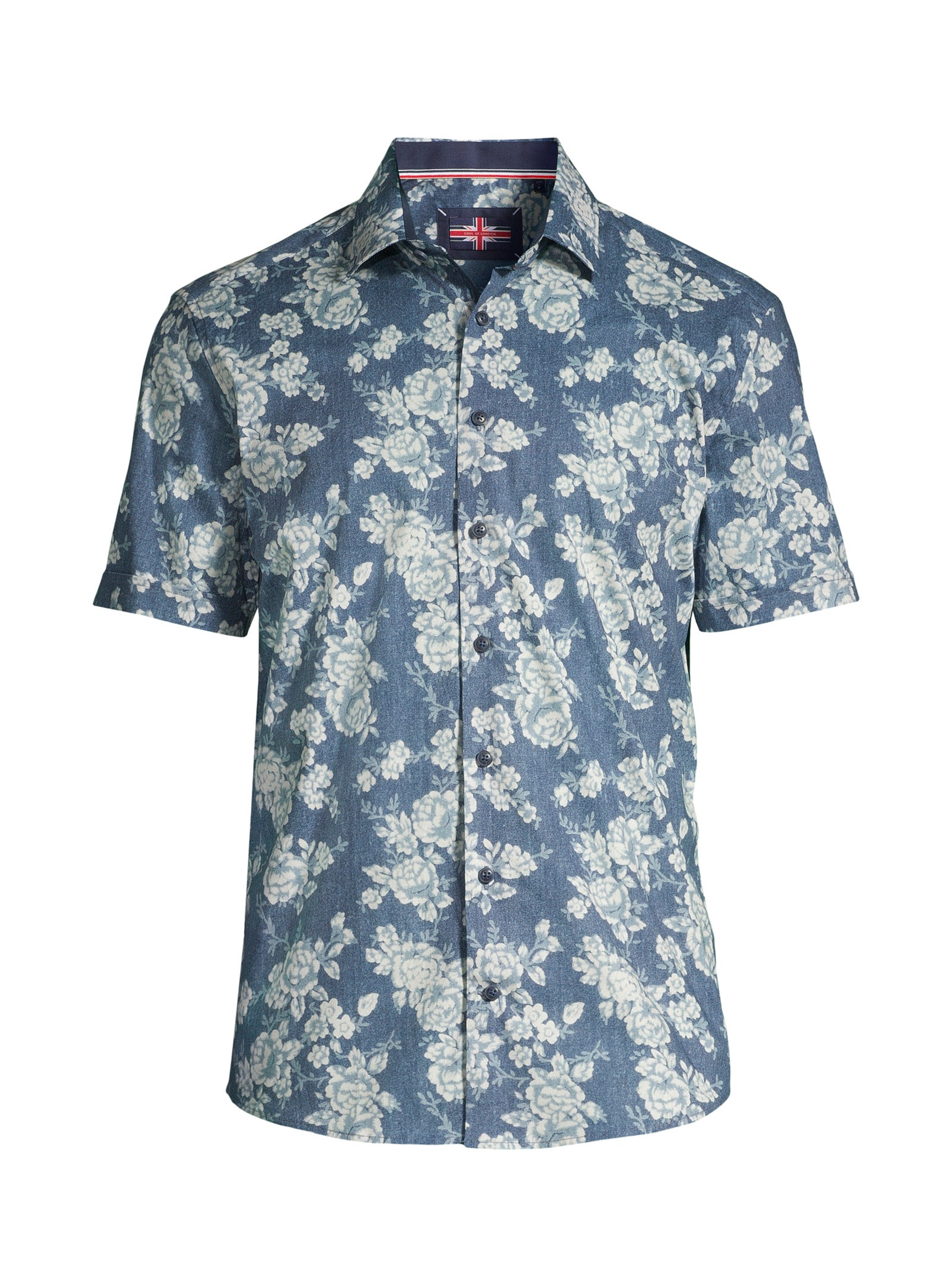 Chemise de sport en coton – Bleue