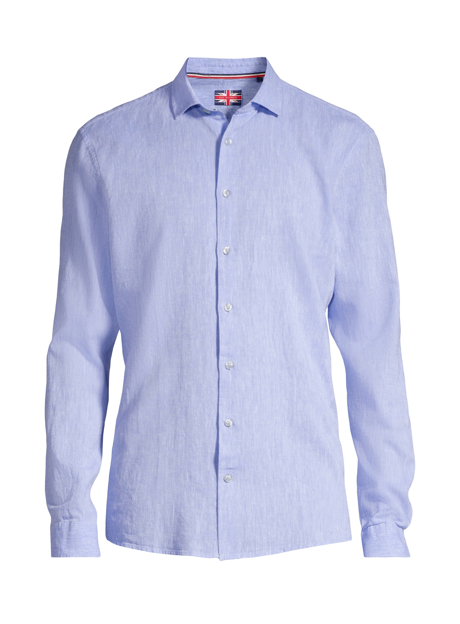 Linen Cotton Sport Shirt – Blue