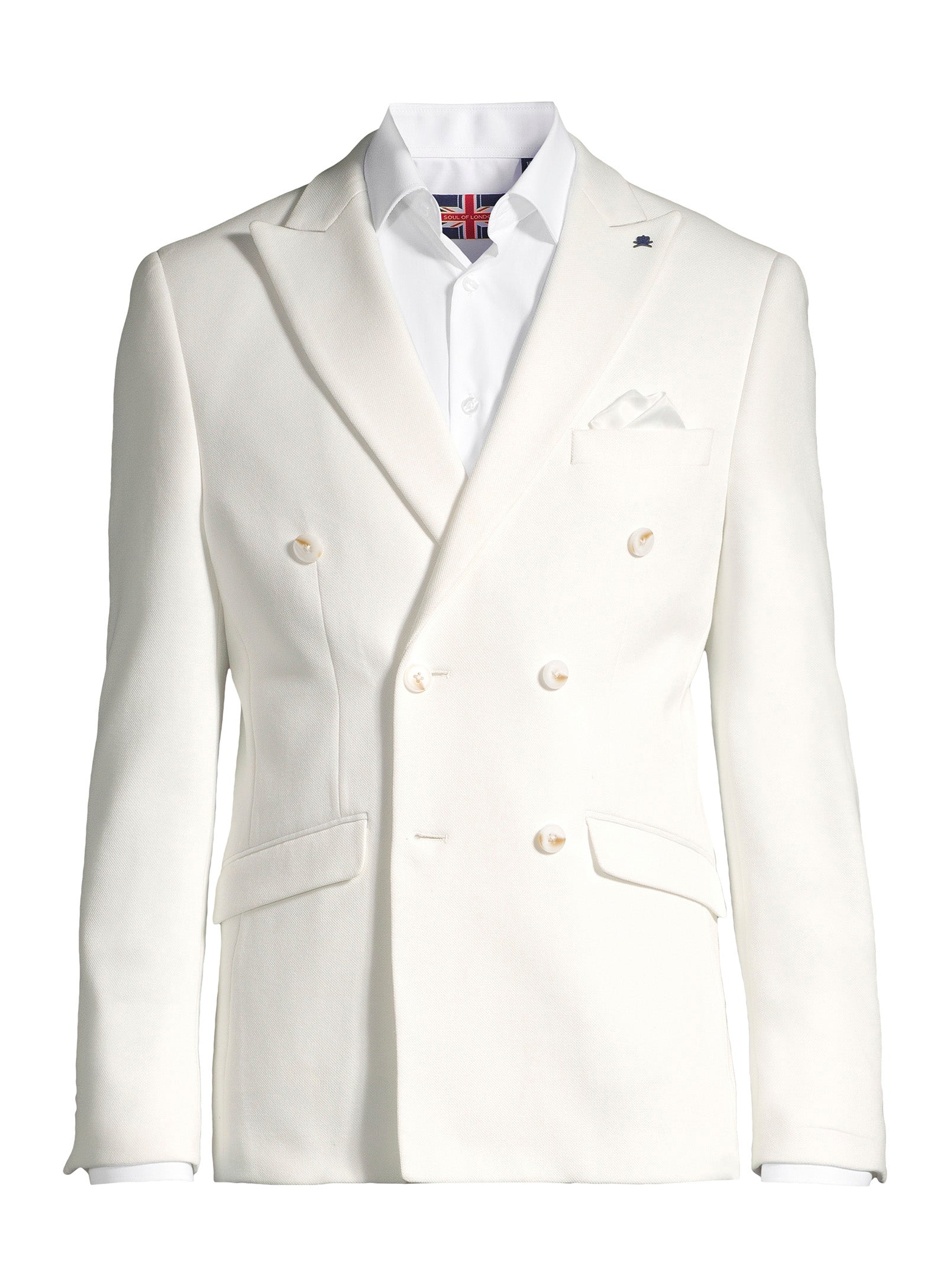 Knit Blazer – White