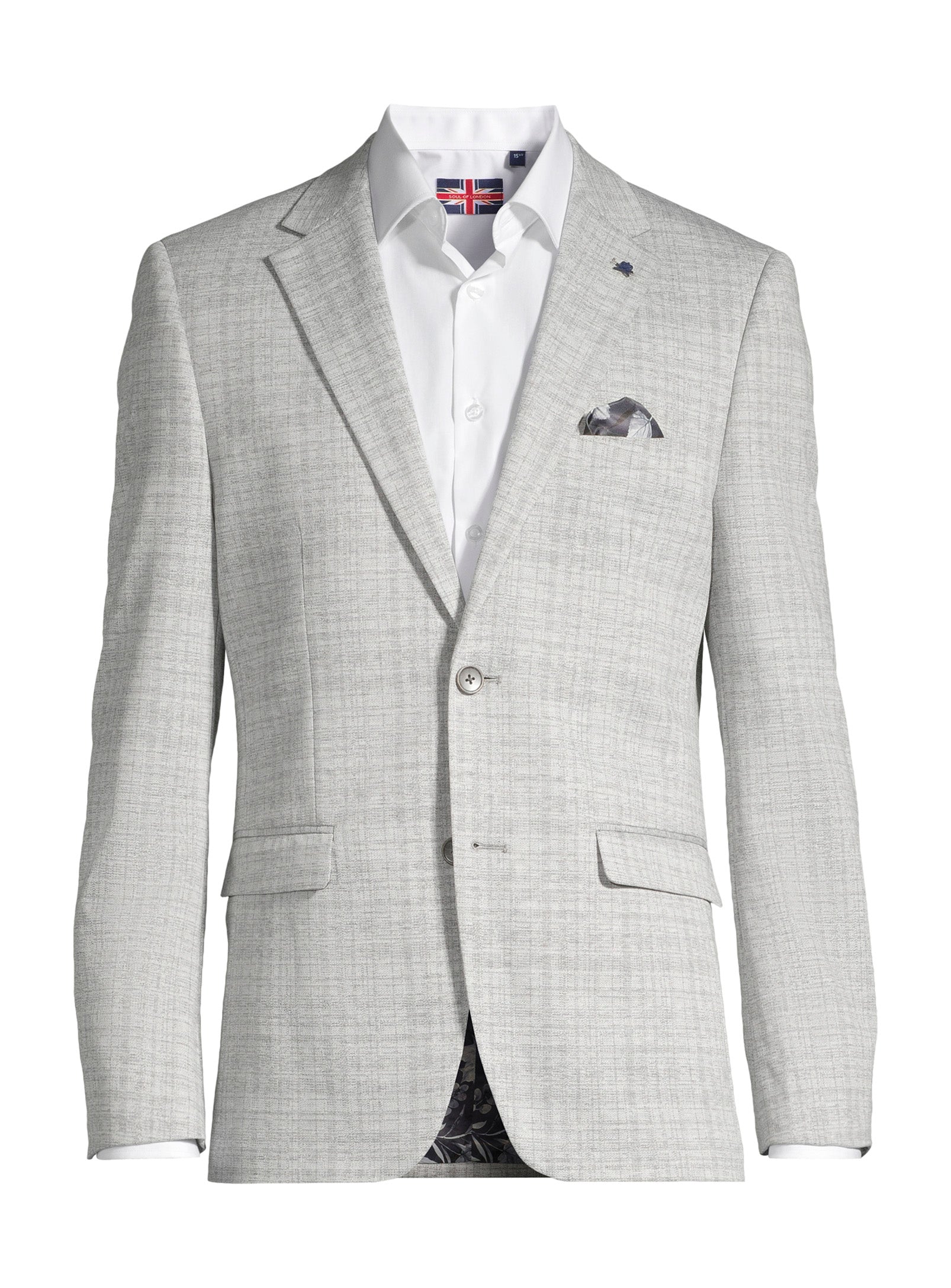 Knit Blazer – Light Grey