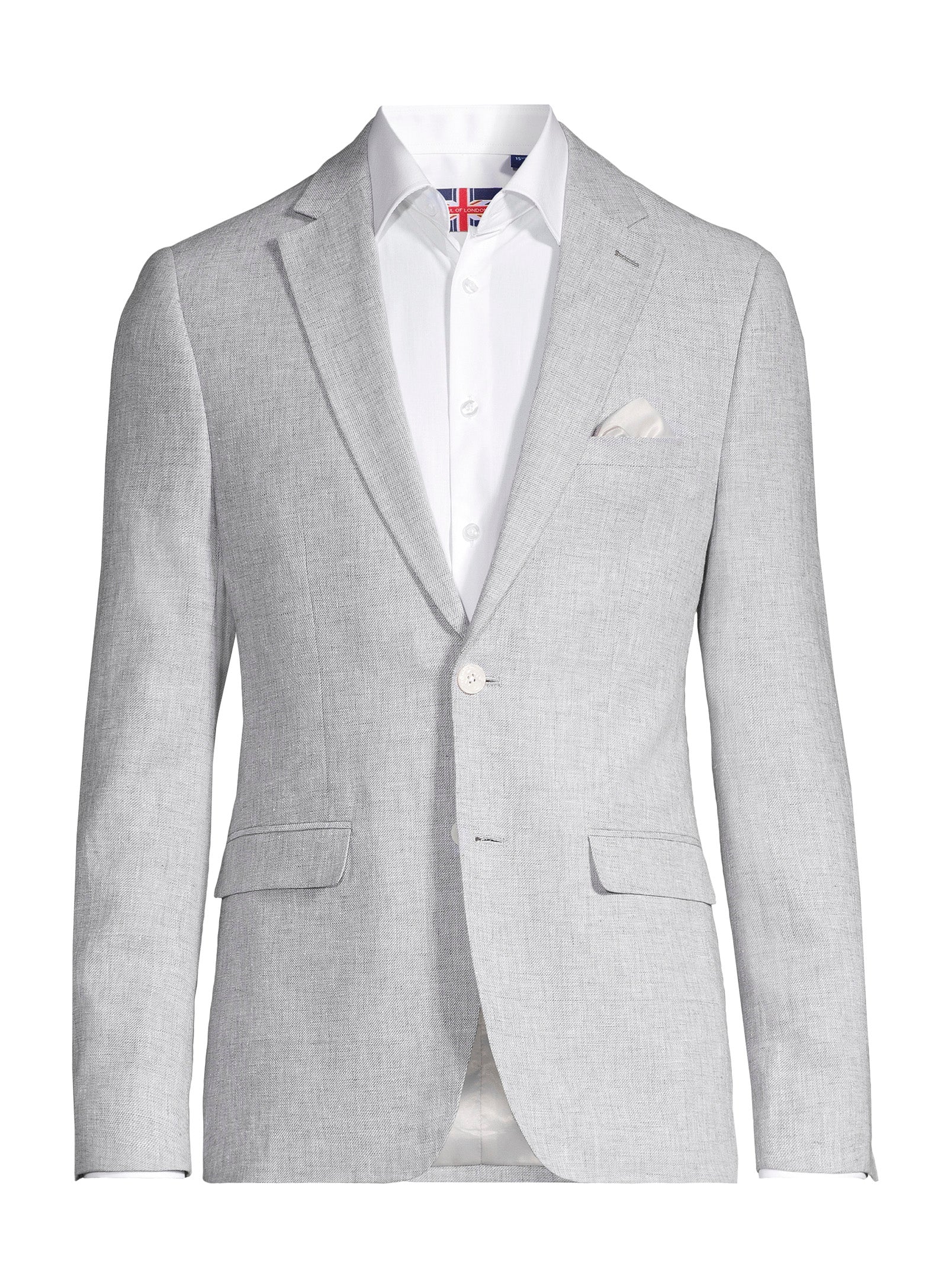Linen Blazer – Light Grey