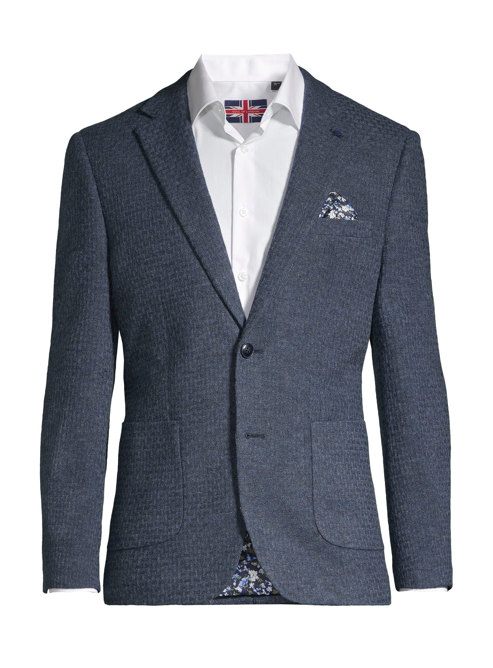 Veston - Mélange de bleus