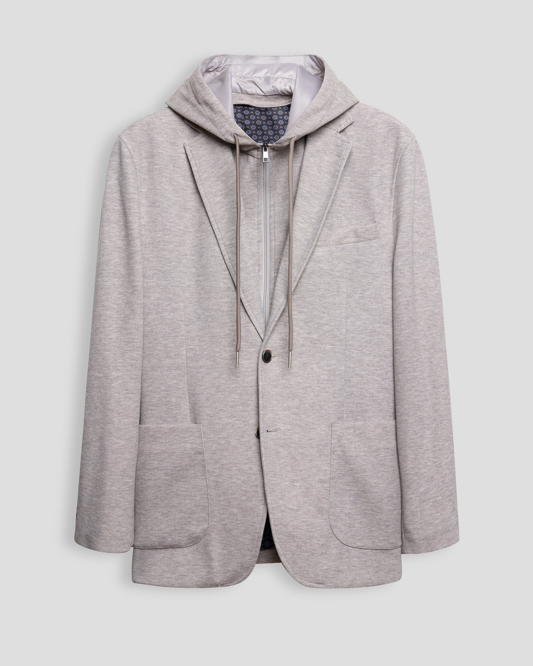 VESTON AVEC CAPUCHON - BEIGE