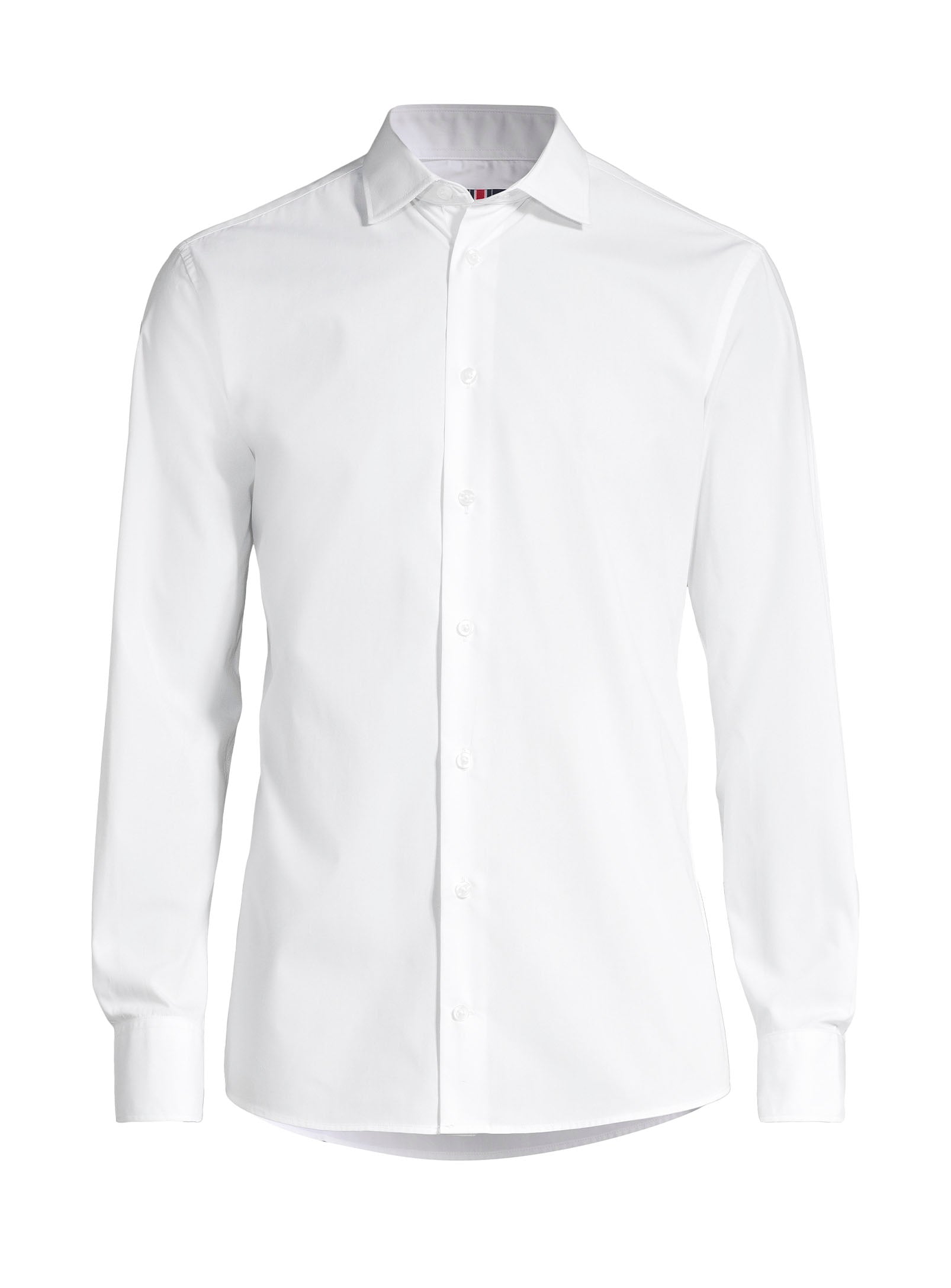 RECYCLED Dress Shirt Long Sleeve- WHITE