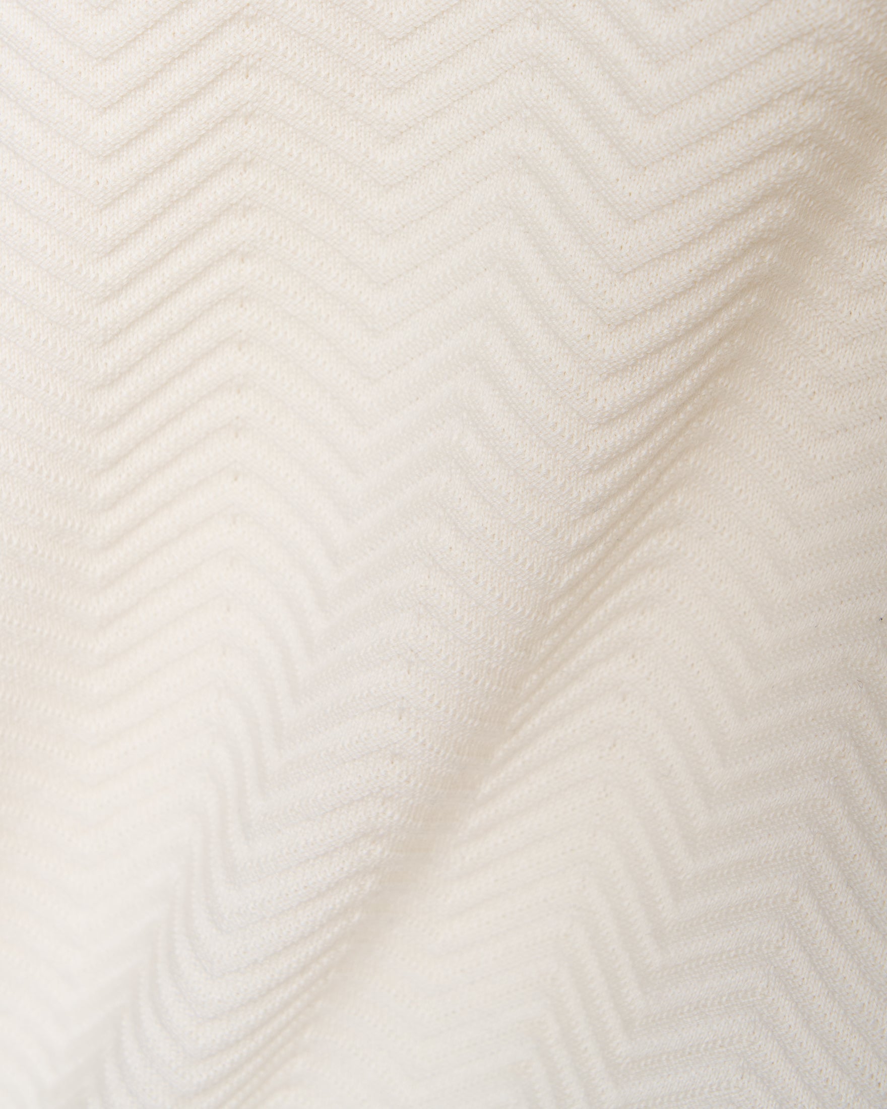COTTON CREW NECK SWEATER - OFF WHIT