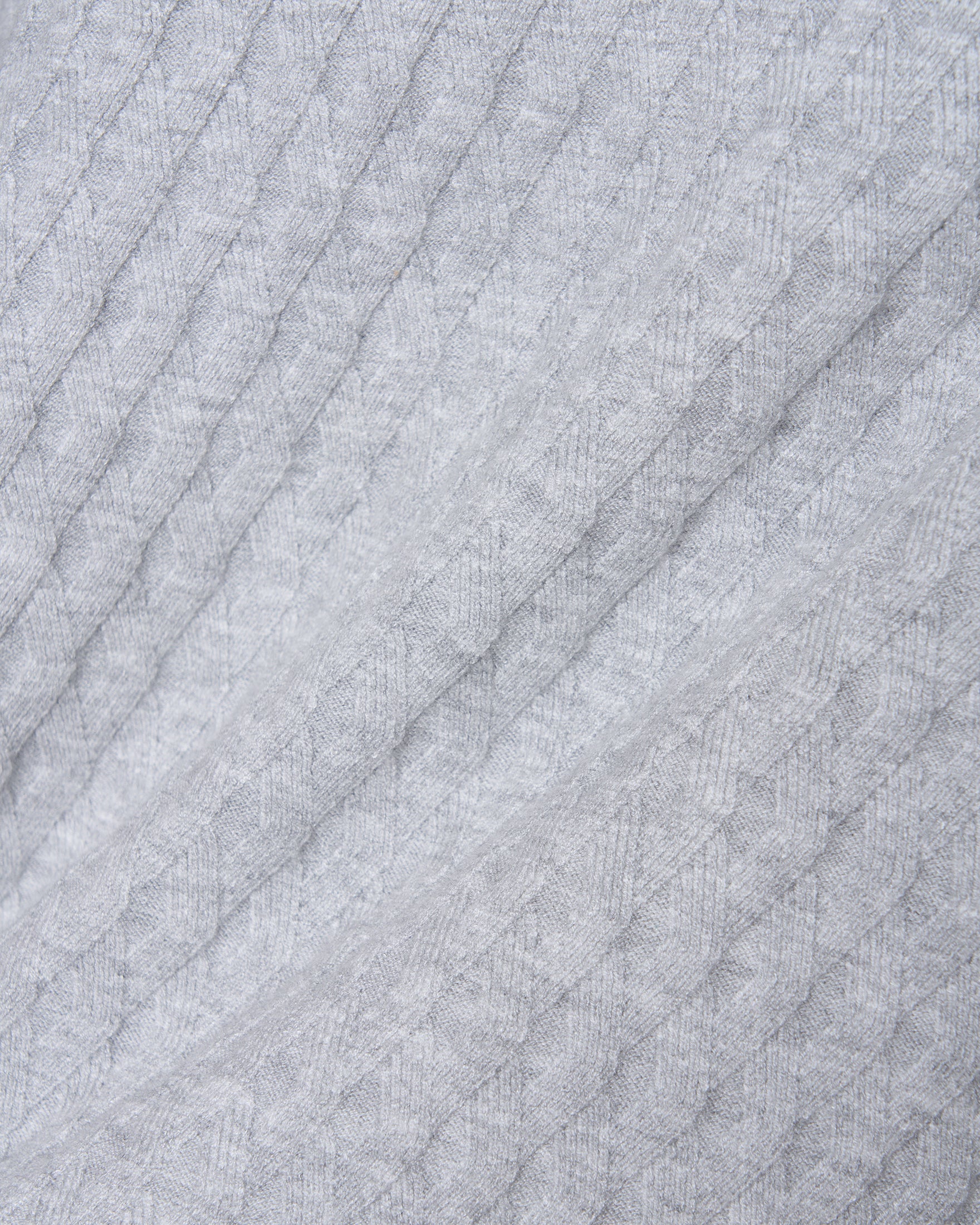 CHANDAIL POLO EN MÉLANGE À COL ZIPPÉ - PÂLE