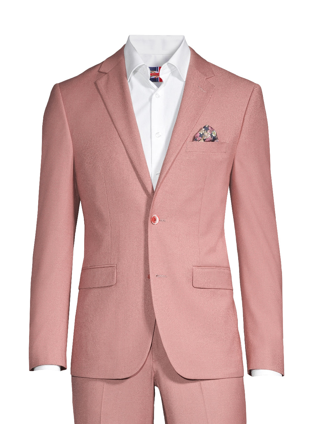 COMPLET UNI ESSENTIEL À COUPE AJUSTÉE - BOIS DE ROSE
